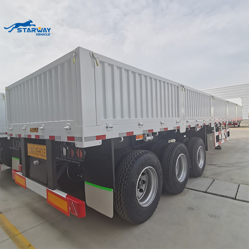 3 Axles 60 Ton Dropside Trailer For Sale