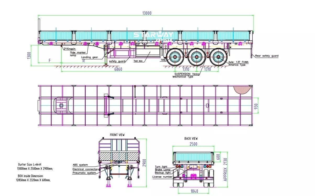 60 Ton 3 Axles Sidewall Semi Trailer (6).jpg 60 Ton 3 Axles Sidewall Semi Trailer (6).jpg