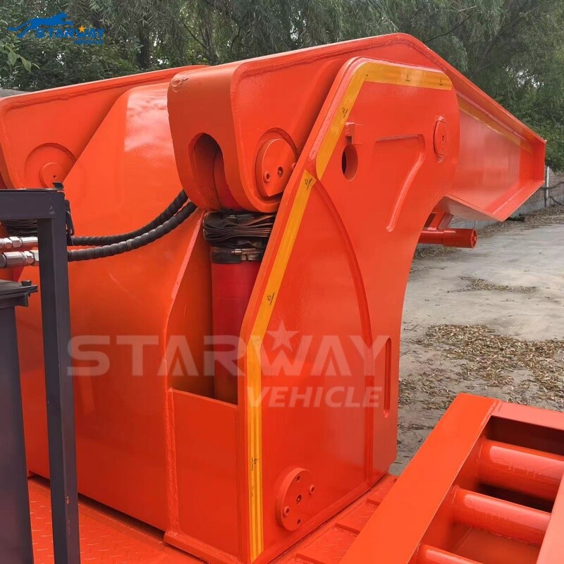 60 ton 2 lines 4 axles detachable gooseneck lowbed Trailer