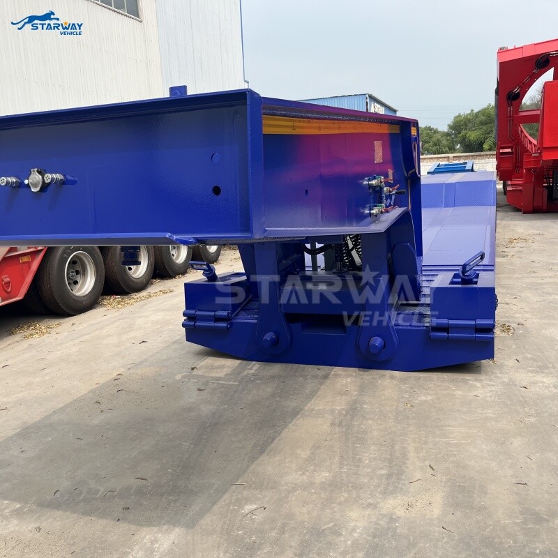 80 ton Hydraulic Detachable Gooseneck Lowboy Trailer