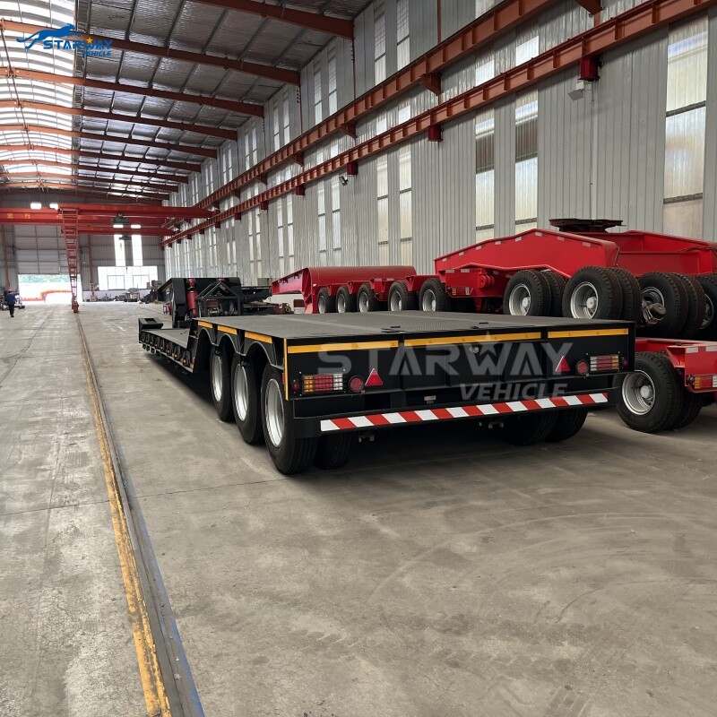 80T Removable Gooseneck Semi Trailer