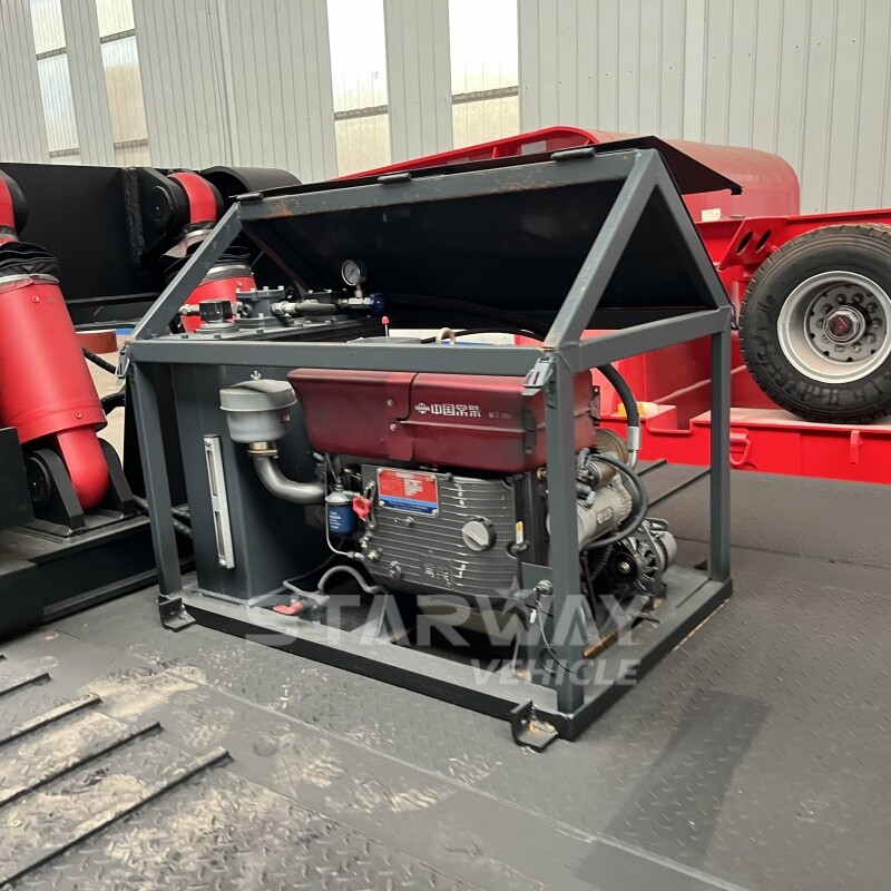 80T Removable Gooseneck Semi Trailer