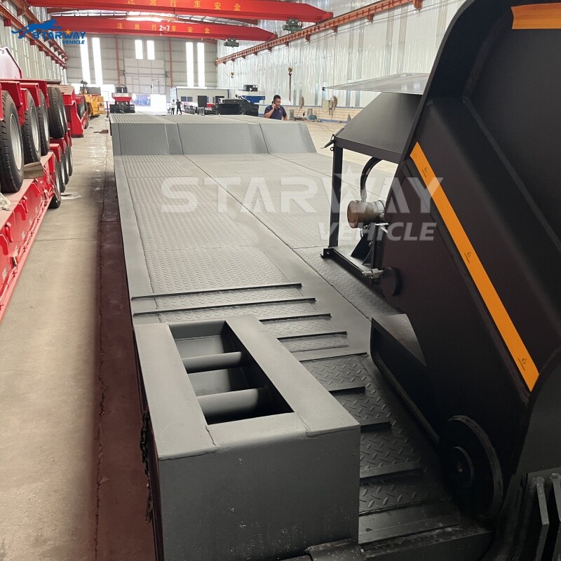 80T Removable Gooseneck Semi Trailer