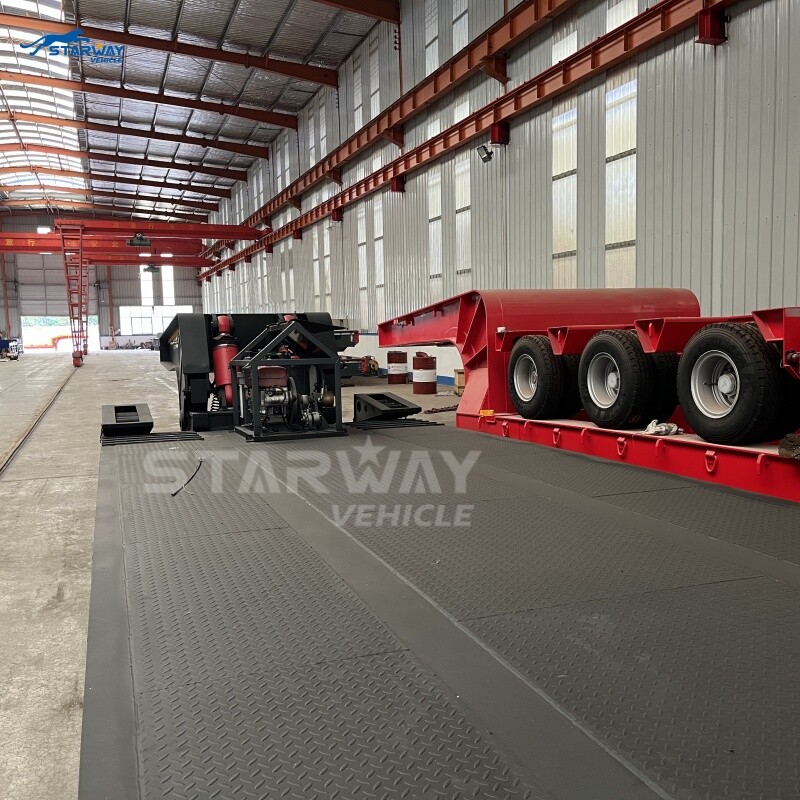 80T Removable Gooseneck Semi Trailer