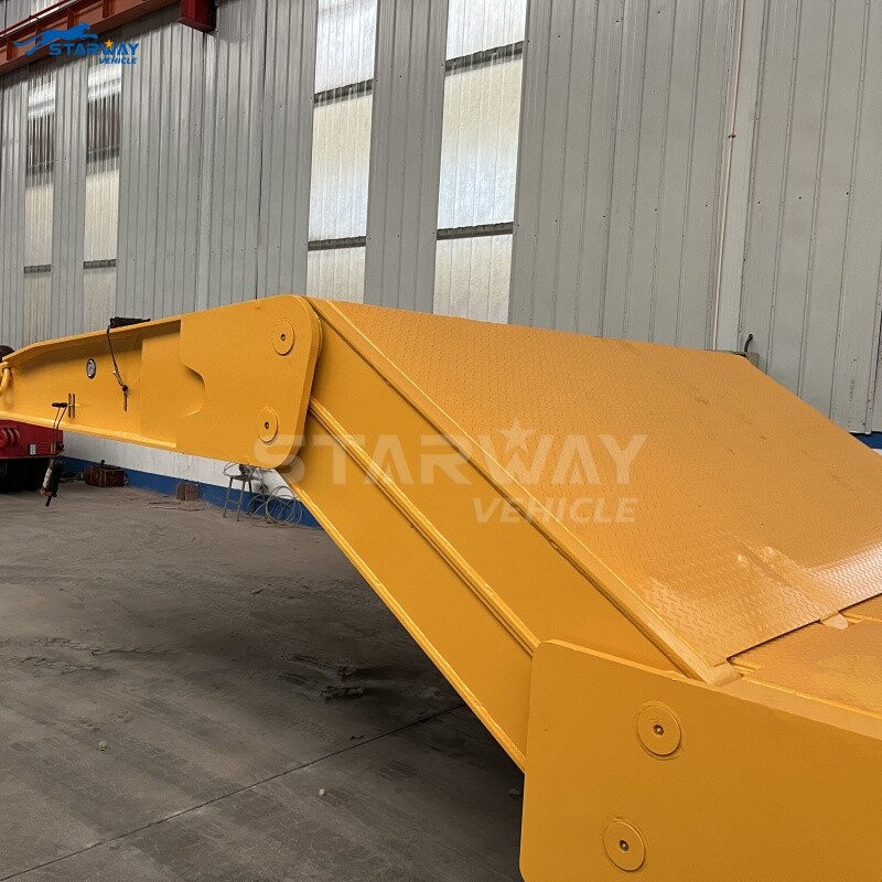 100 Ton Folding Neck Lowboy Truck Trailer For sale