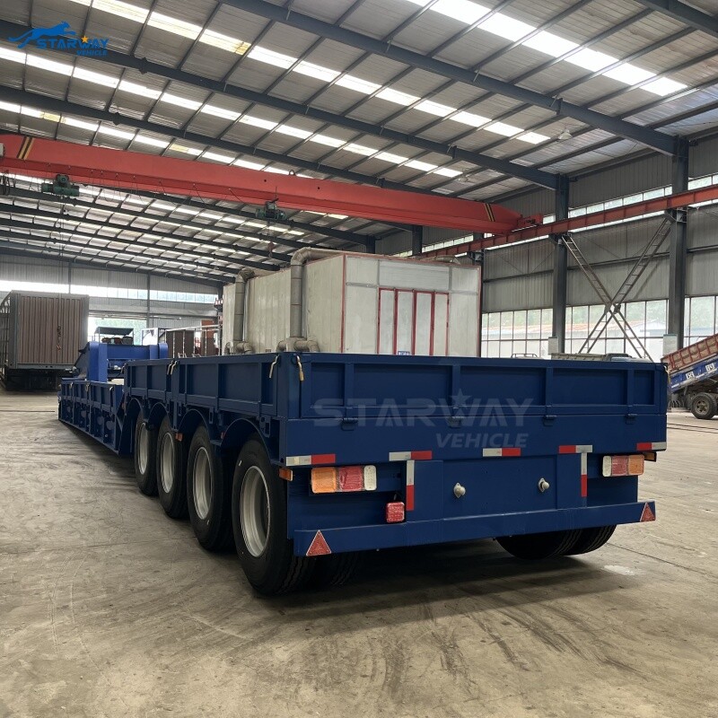 120 ton Detachable Gooseneck lowbed Trailer For Sale