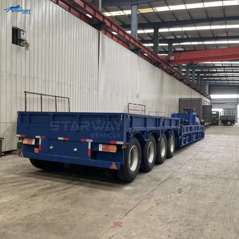 120 ton Detachable Gooseneck lowbed Trailer For Sale
