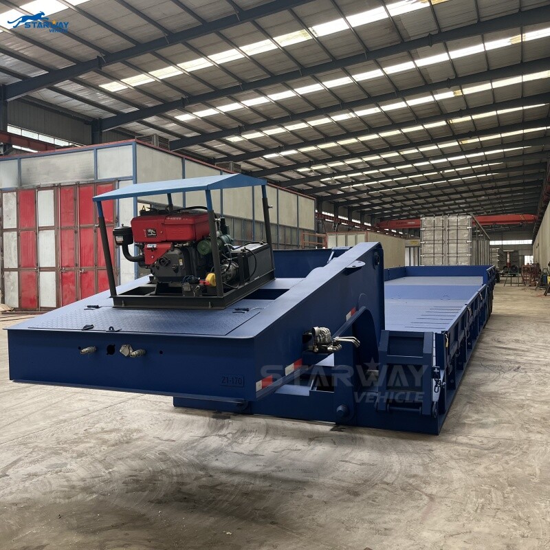 120 ton Detachable Gooseneck lowbed Trailer For Sale