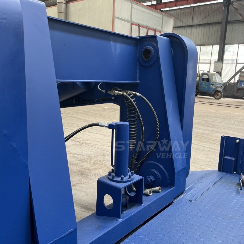 120 ton Detachable Gooseneck lowbed Trailer For Sale