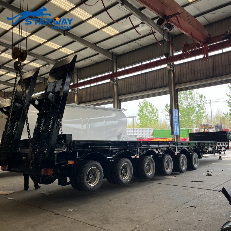 6 axles lowboy Semi Trailer