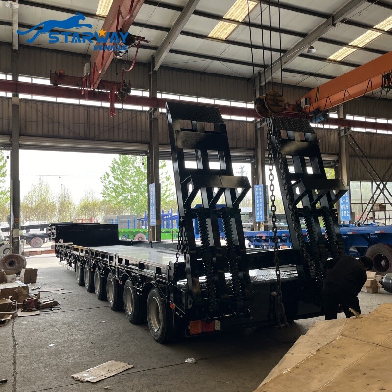 6 axles lowboy Semi Trailer