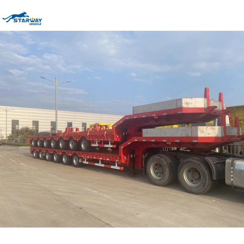 7 axles lowbed trailer for Sale