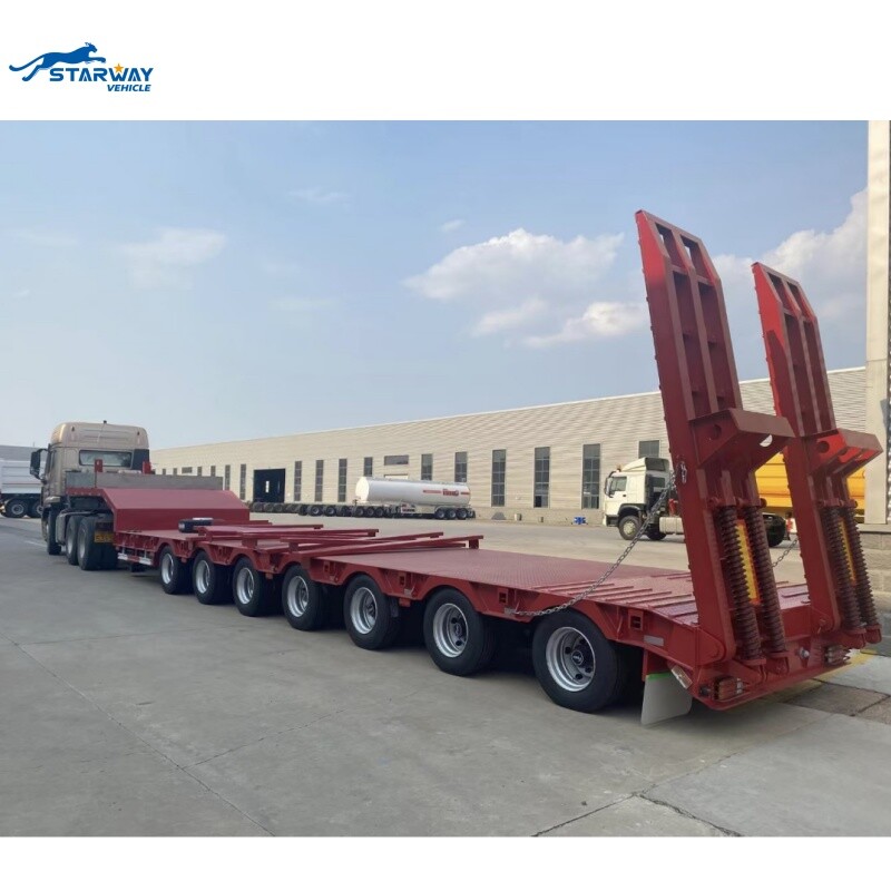 7 axles lowbed trailer for Sale