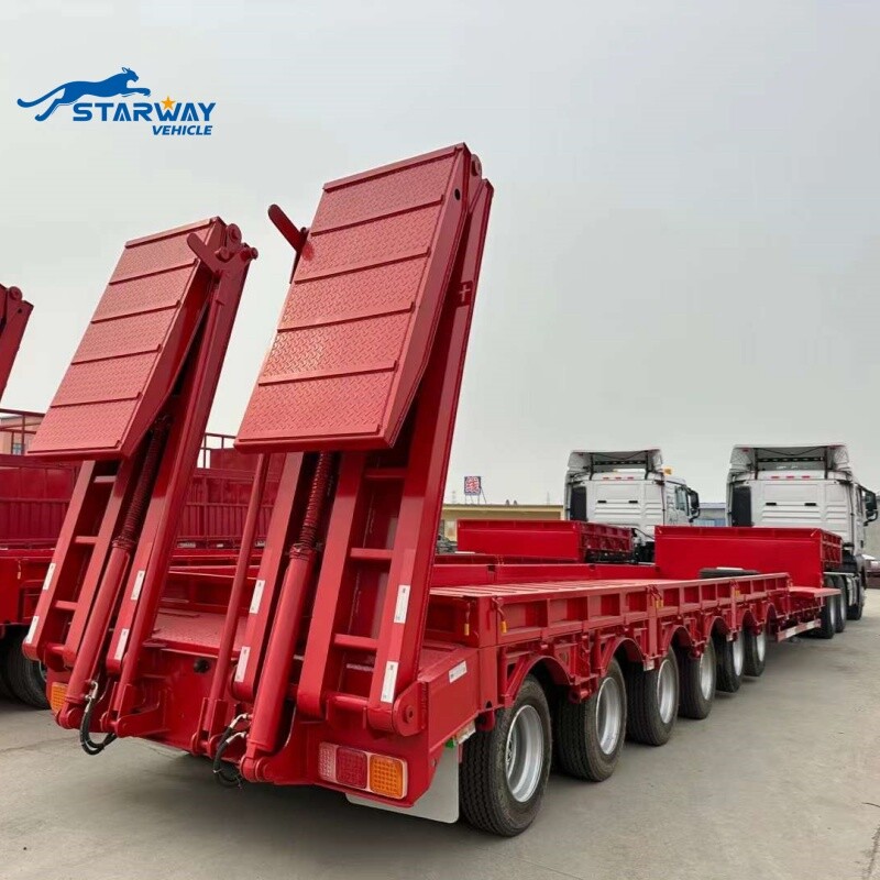 7 axles lowbed trailer for Sale