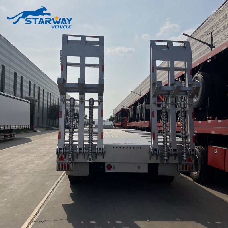 80 Ton 5 axles Lowbed Trailer