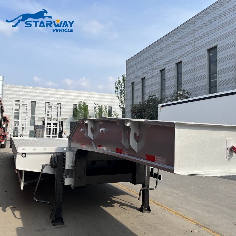 80 Ton 5 axles Lowbed Trailer