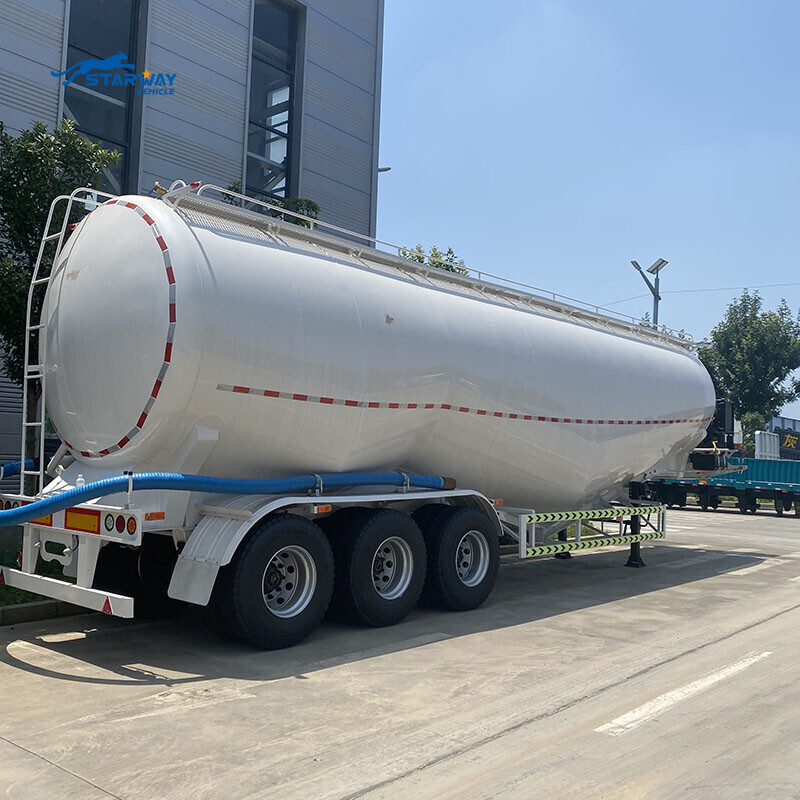 3 Axle 80 Ton Bulk Cement Tanker Trailer