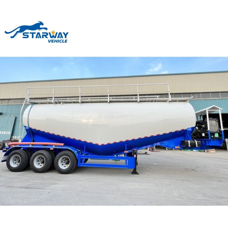 3 Axles 45 cbm Bulk Cement Tank Trailer