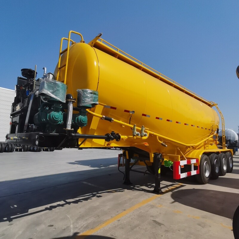 4 axles bulk cement tanker trailer