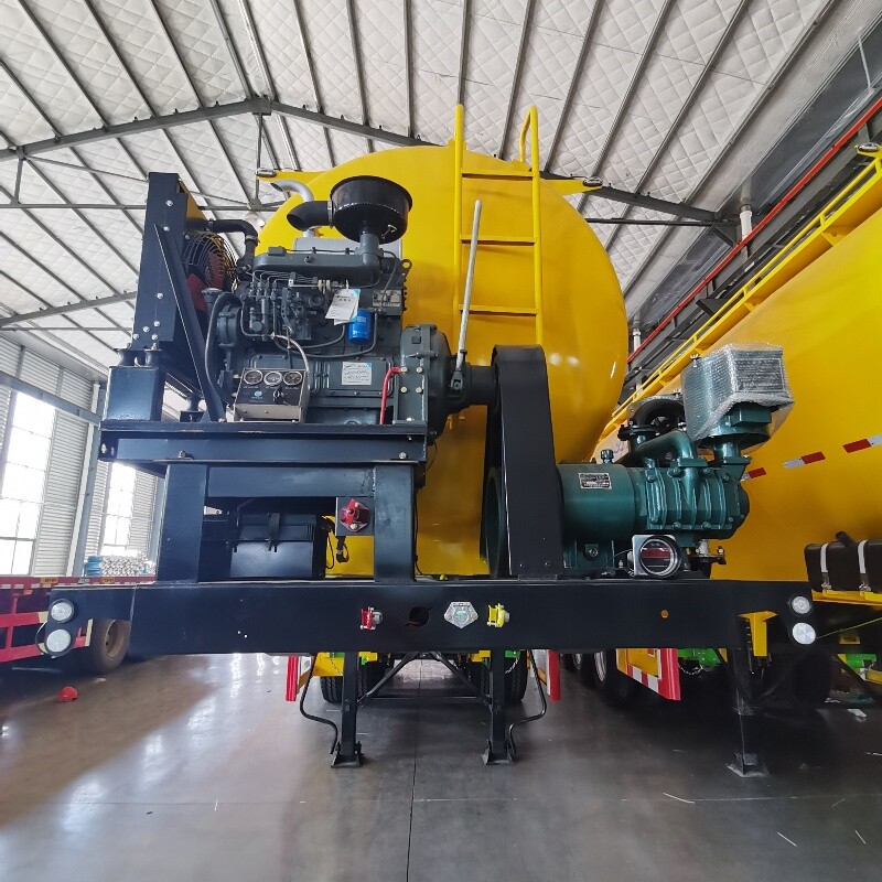 4 axles bulk cement tanker trailer