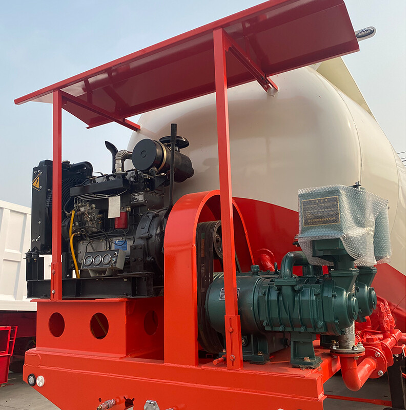 Tri Axles 60 Ton Bulk Cement Tank Trailer