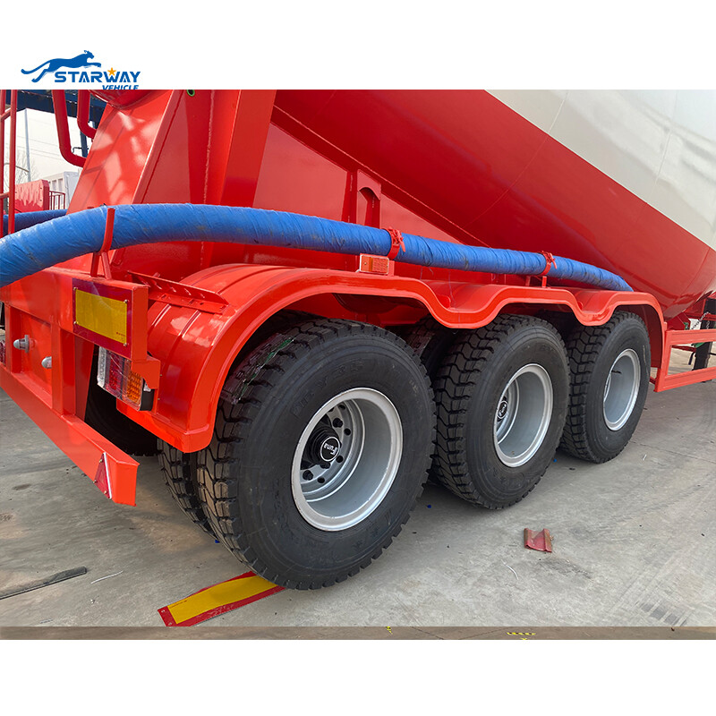 Tri Axles 60 Ton Bulk Cement Tank Trailer