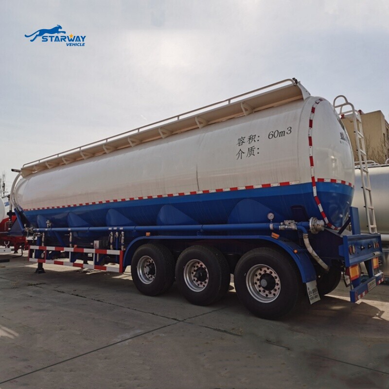 60 cbm Bulk Flour Tanker Semi Trailer