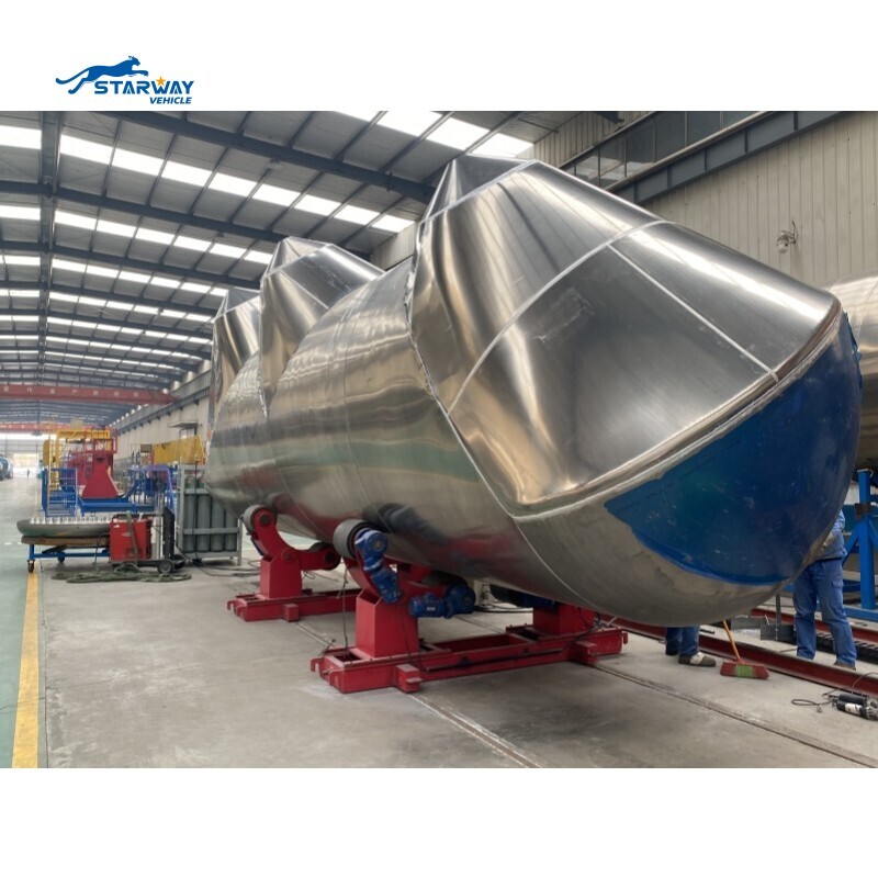 60 cbm Bulk Flour Tanker Semi Trailer