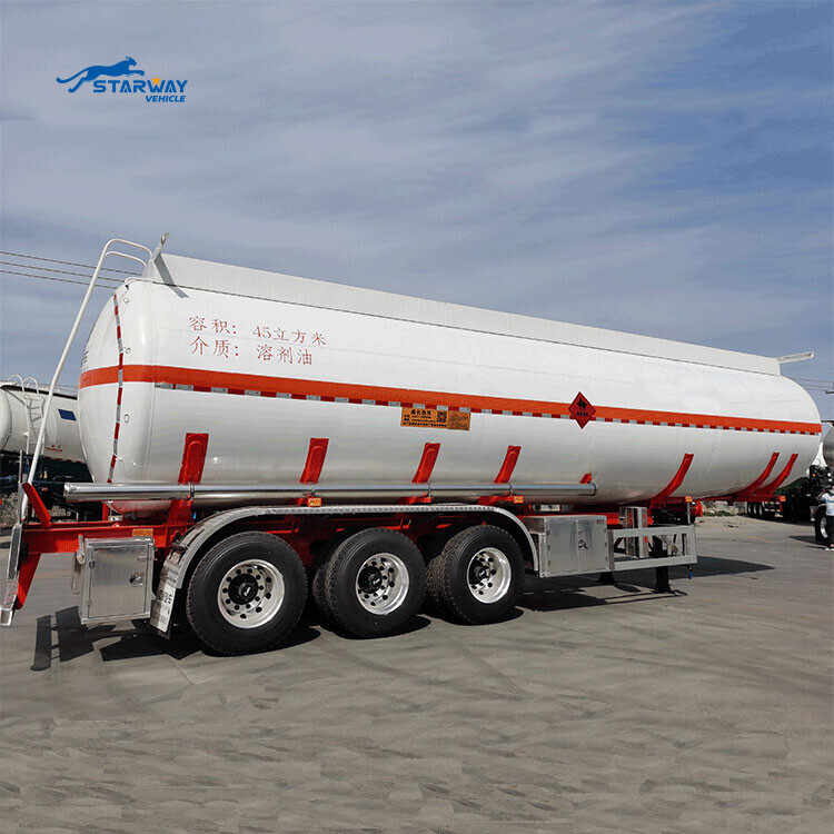 Solvent Oil Chemical Acid Tanker Trailer