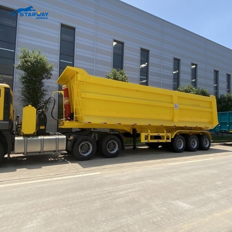 3 Axles 40 cbm Tipper Semi Trailer
