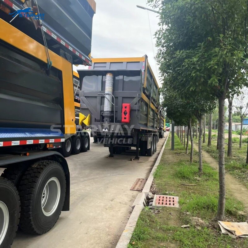 30 cbm 50 Ton Tipper Trailer For Sale
