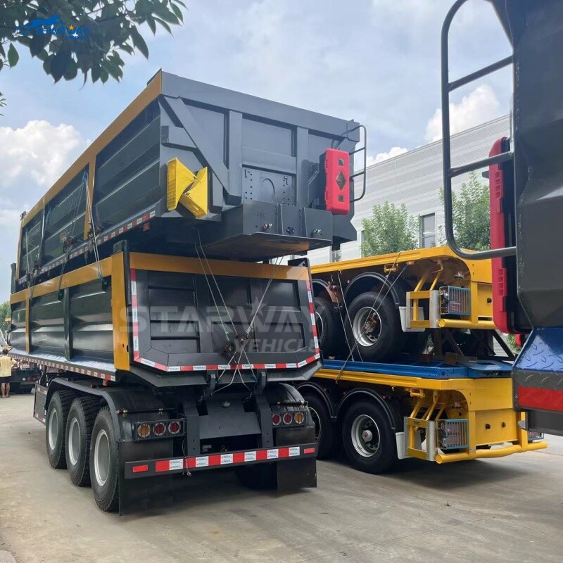 30 cbm 50 Ton Tipper Trailer For Sale