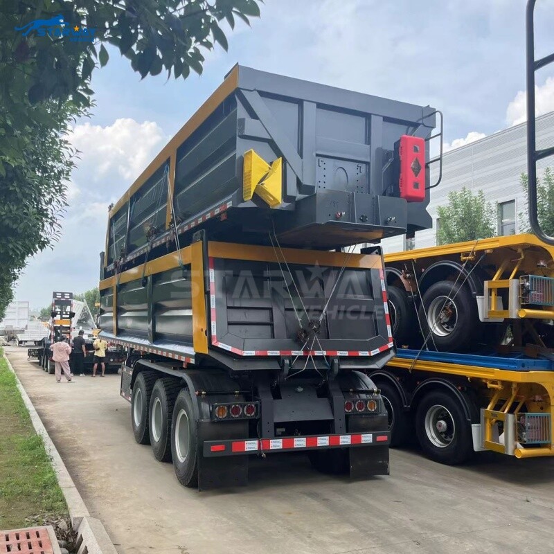 30 cbm 50 Ton Tipper Trailer For Sale