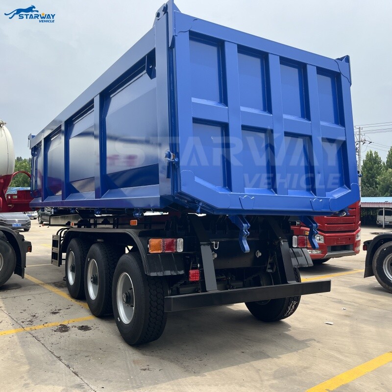 60 Ton End Dump Semi Trailer For Sale