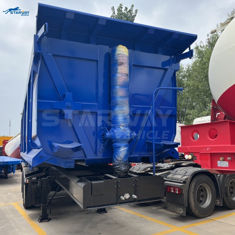 60 Ton End Dump Semi Trailer For Sale