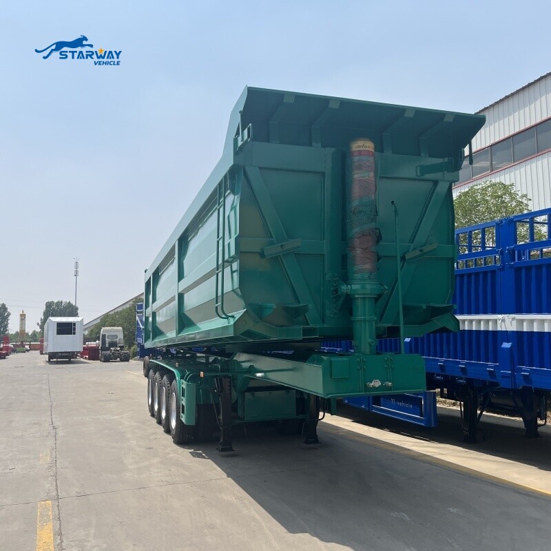 80 Ton 4 Axles Dump Semi Trailer