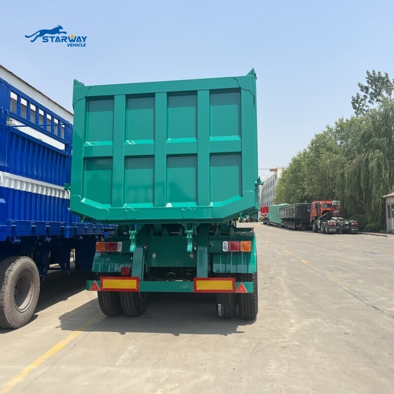 80 Ton 4 Axles Dump Semi Trailer