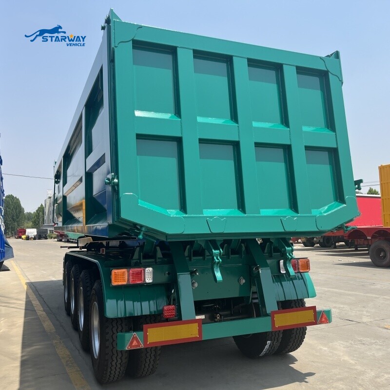 80 Ton 4 Axles Dump Semi Trailer