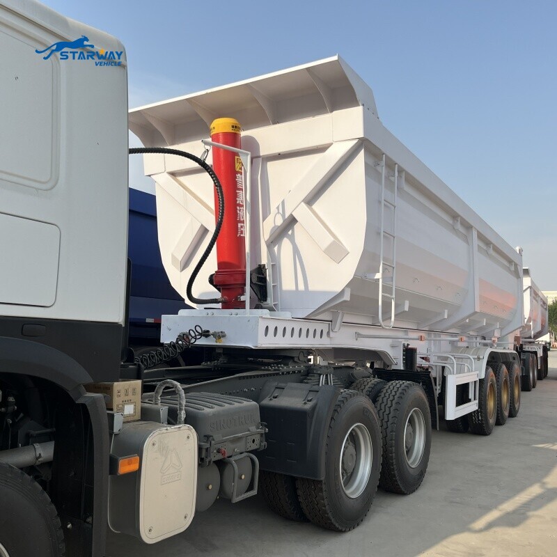 Aggregate Sand Gravel Dump Truck Trailer