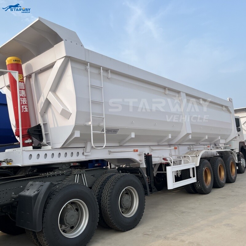 Aggregate Sand Gravel Dump Truck Trailer