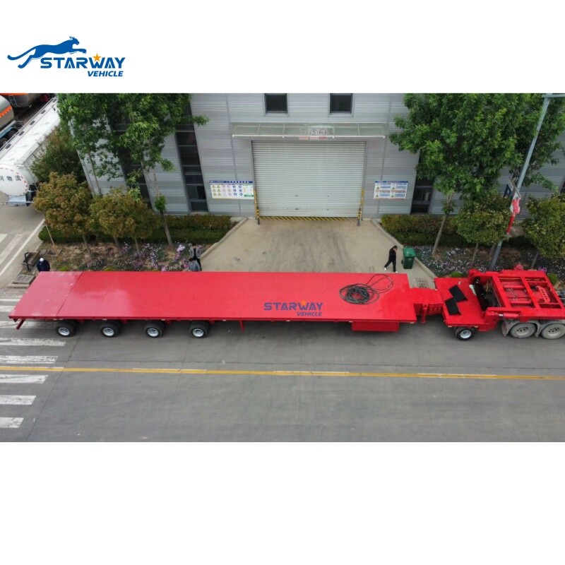4 Axle Telescopic Extendable Trailer