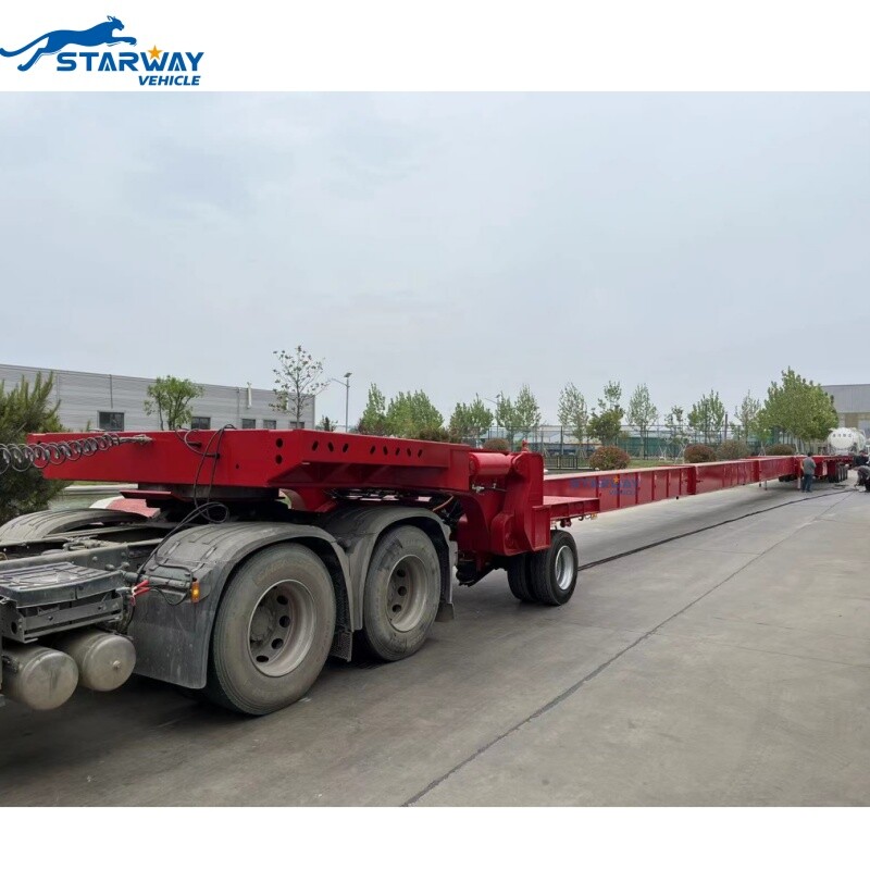4 Axle Telescopic Extendable Trailer