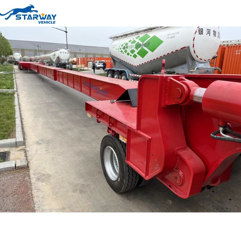 4 Axle Telescopic Extendable Trailer