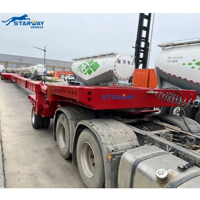 4 Axle Telescopic Extendable Trailer