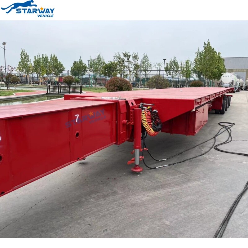 4 Axle Telescopic Extendable Trailer
