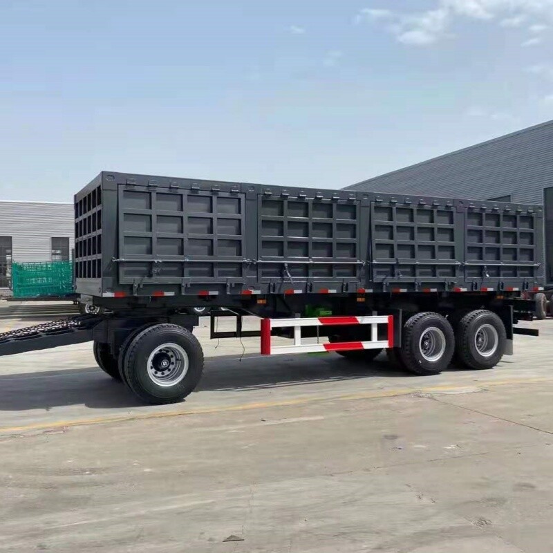 Tri Axle Side Dump Drawbar Trailer