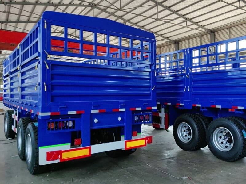 Customized Fence Cargo Drawbar Full Trailer 