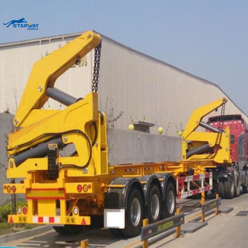 20ft 40ft sidelifter container truck semi traielr for sale 