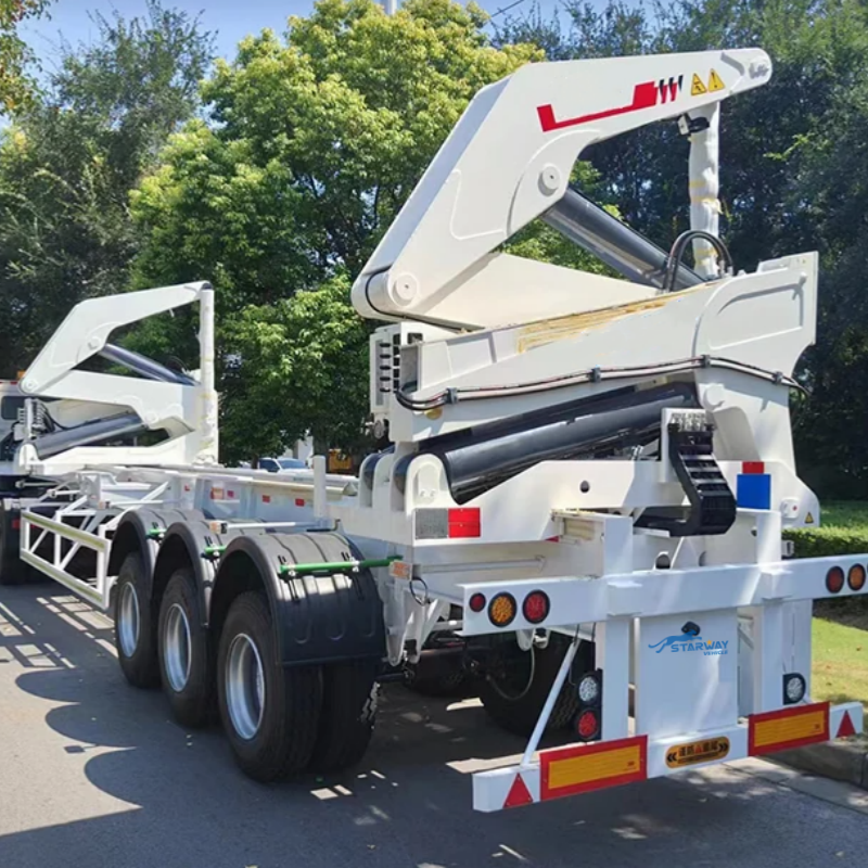 20ft 40ft sidelifter container truck semi traielr for sale 