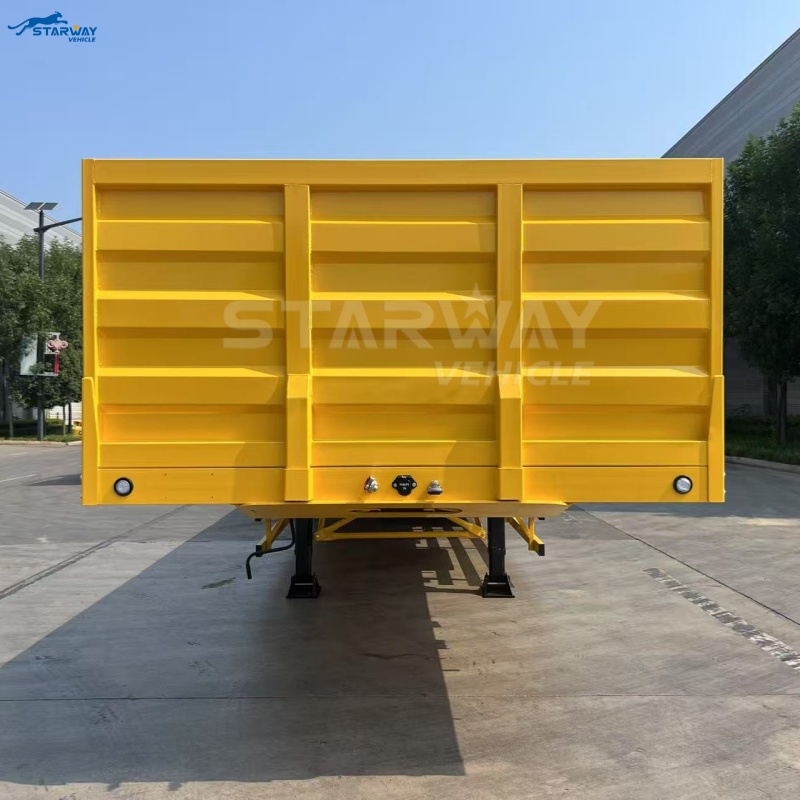 3-axle 13.6m Flatbed Truck Trailer